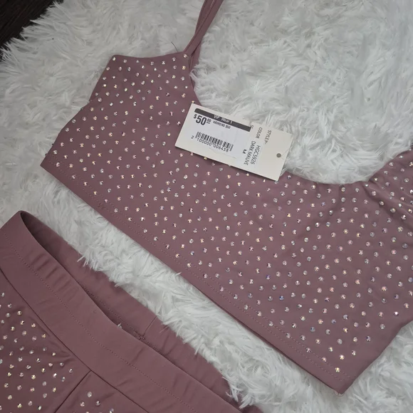 Dusty Pink Leggings and Top Set. - Picture 2 of 3